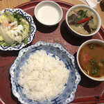 ムアンタイ - グリーンカレーセット@1,100円