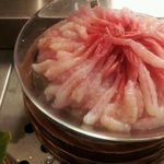 ラビスタ函館ベイ - 58 ﾊﾞｲｷﾝｸﾞ料理・勝手丼ｺｰﾅｰの甘エビ刺し一例