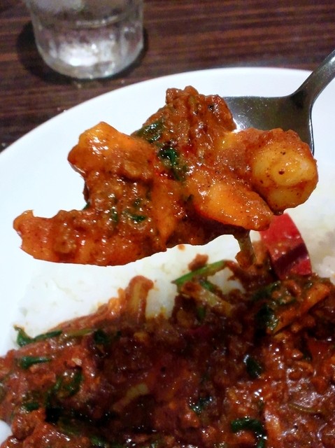 CoCo壱番屋 東武浅草駅前店 - えびらはプリッとしてて結構美味しい♪