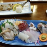 多田旅館 - あわび、イカ、さんま