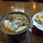 多田旅館 - 牡蛎鍋　豚肉入り
