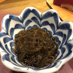 Sushidokoro Sawaya - 澤家セットの小鉢（もずく酢）