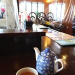 Teuchi Soba Hiyori - お茶と喫茶店風な店内
