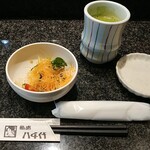 鮨處八千代 - ランチのサラダ