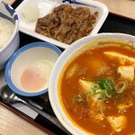 Matsuya - 牛チゲカルビ焼肉膳 790円
                        （期間限定）