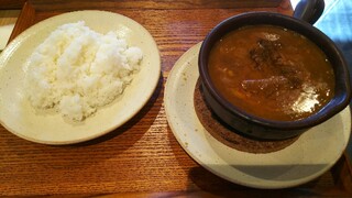 縁道食堂 - 牡蠣とカブとシーフードのスープカレー