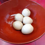 ラーメン二郎 - うずらは別皿