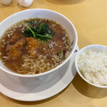 龍園 - パイコー麺、半ライス付