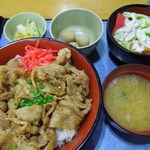 （2012/7月）「豚焼き肉丼サラダ付き」