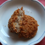 和食屋の惣菜えん - じゃがいもと牛肉のシンプルコロッケ　断面