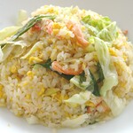 Crab and lettuce fried rice