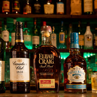 We have a variety of whiskey available.