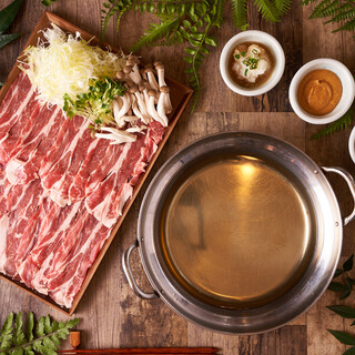 Limited to the winter season, “Excellent freshness! Melt-in-your-mouth lamb shabu course”