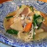 Uo Sai Tem Mari - 鶏団子野菜