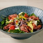 Brightly colored Kyoto Chabana salad