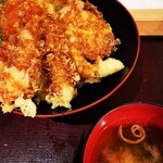 天丼・天串・串カツ いしのや - ごはんが見えない具だくさん。