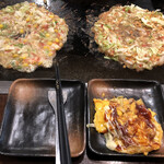 Okonomiyaki Hompo - すき焼きの卵はもったいないから卵焼き
