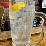 大衆酒場 まるは - レモンチューハイ