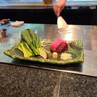 ステーキ円山 - ランチのコースC(3700円)です。