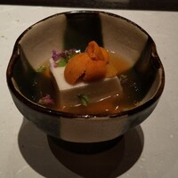 鮨 やまけん 銀座店 - 胡麻豆腐のあんかけ