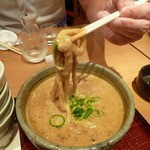 特製カレーうどん!!これを食べに来ました♪めちゃクリーミーです。