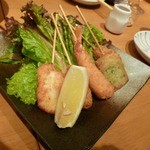 悠讃 - 串揚げ盛り合わせ