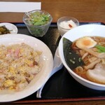 Hakurakuten - 炒飯ラーメンセット