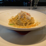 リストランテ･ヒロ チェントロ - プリモ　ペペロンチーノ　蟹とかカラスミとか