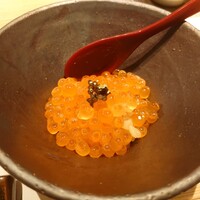 恵比寿 鮨 栞庵 やましろ - いくら小丼