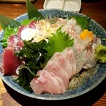 魚～ずまん - 刺３点盛り ¥1,680