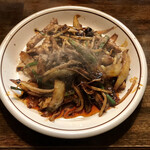 遊酒食堂 宇都宮 -  豚肉と青唐辛子の豆鼓炒め(税込900円)