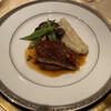 サングリエ - 和牛フィレ肉のステーキ、鴨のフォアグラの温製トリュフ入りジャガ芋のピューレ