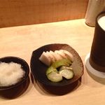 鳥しき - とりビーと大根おろしと糠漬けと