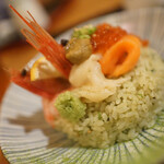 茶酒屋つみ木 - 海鮮茶葉チラシ寿司
