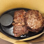 ステーキのどん - 牛肉の肉が料理として2種類ある。気づくかな？