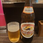 人形町 おゝば - 瓶ビール　キリン一番搾り(20-12)