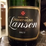 Steak＆Wine Cheval Rouge - Lanson Black Label Brut （￥10000）