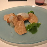 フロリレージュ - 高津川天然鮎のベニエとサマートリュフ