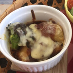 레스토랑 카유우 - 감자 치즈 구이? 주된 양념은 우스터 소스인가요?