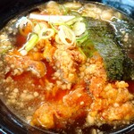 Ajiken - 唐揚げラーメンです。