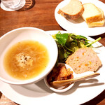 アルカフェ - 前菜＆パン