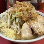 【再訪】小ラーメン(野菜,ニンニク,アブラ)