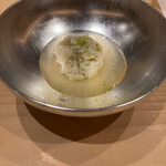 すし うえだ - 渡蟹にすだちの擦りかけ