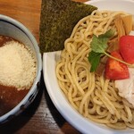 麺屋 蕃茄 - トマトチーズつけ麺(大盛り・熱盛り)¥930