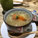 快食倶楽部　万年 - 白子豆腐の餡かけ