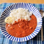無印良品 - 料理写真:バターチキンカレー、島辣韮はうちに在った