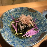 スタンド 四坪 - 必ず注文　春菊のおひたし280円