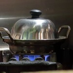 バビアン - カキと白菜の酒かす蒸し中！