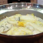 バビアン - カキと白菜の酒かす蒸し
