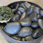 Ode - アミューズ4（ケール、瀬戸内キャビア）